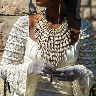 Cowrie Shell Tier Necklace