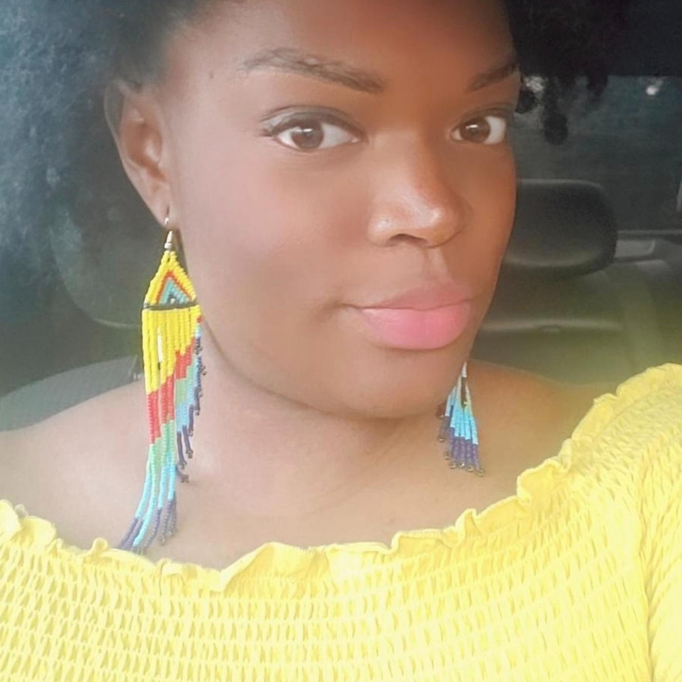 Asymmetrical Beaded Earrings