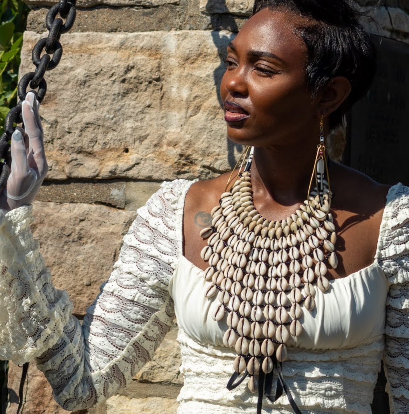 Cowrie Shell Tier Necklace