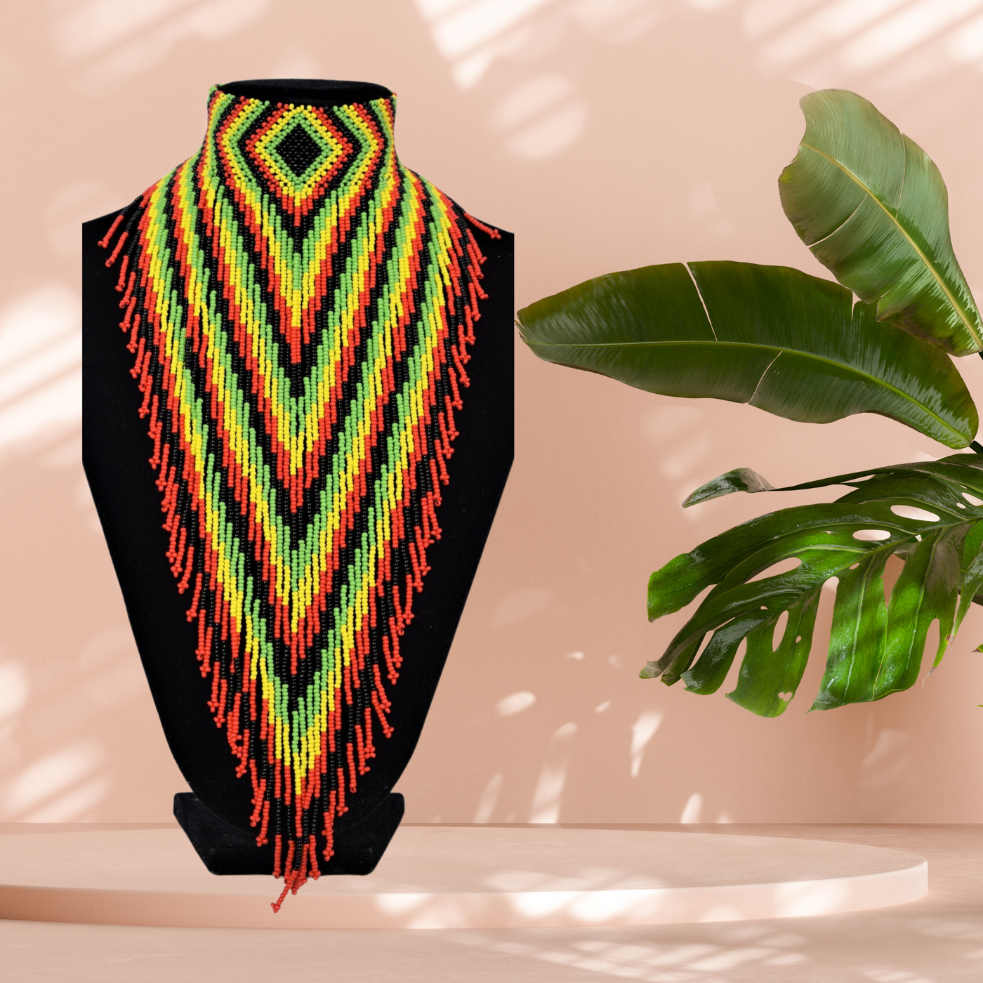 Asymmetrical Beaded Jewelry SET